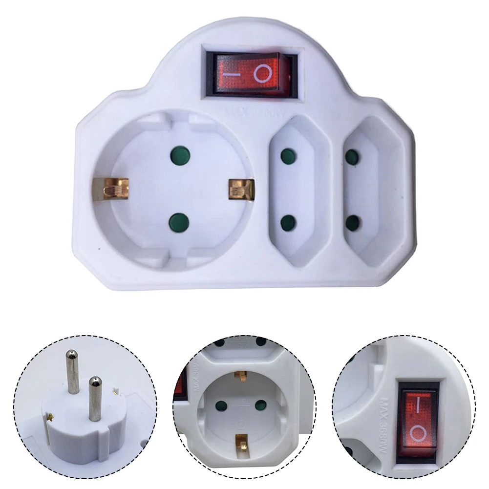 

1 шт., адаптер для розетки 16 А/250 В/3680 Вт