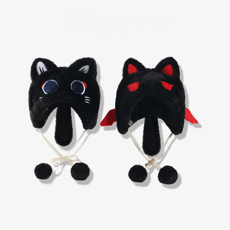 Аниме Love and Deepspace Sylus Genshin Impact Balladeer пушистая шапка с героями мультфильмов