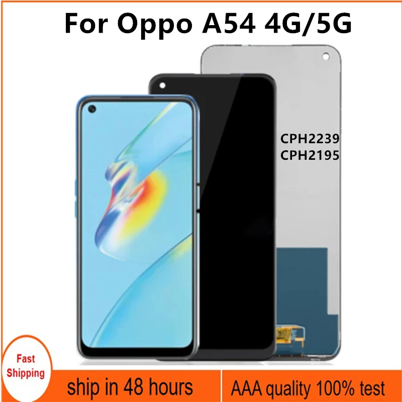 

6.51" For Oppo A54 4G CPH2239 LCD Display Touch Screen Digitizer Assembly Replacement 6.5" For Oppo A54 5G CPH2195 Display