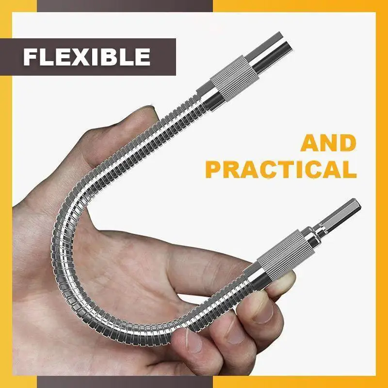 

Universal Flexible Shaft Batch Head 1/4'' 150/400mm For Electric Drill Bit Holder Flexible Screwdriver Hex Shank Extension