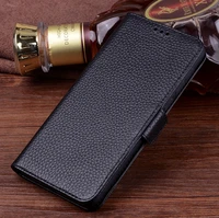 sales luxury lich genuine leather flip phone case for xiaomi redmi k50 k40s pro real cowhide leather shell full cover pocket bag