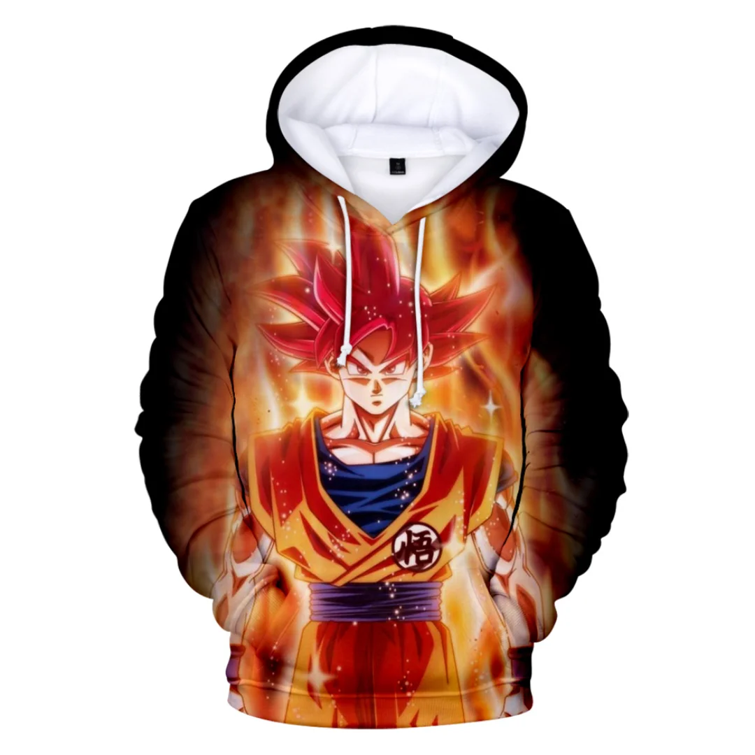 

Anime Dragon Ball Hoodies Men/Women Sweatshirt Child Goku Pocket Hoodie Fashion Streetwear Boys Clothes Goku Track Men-Pullovers