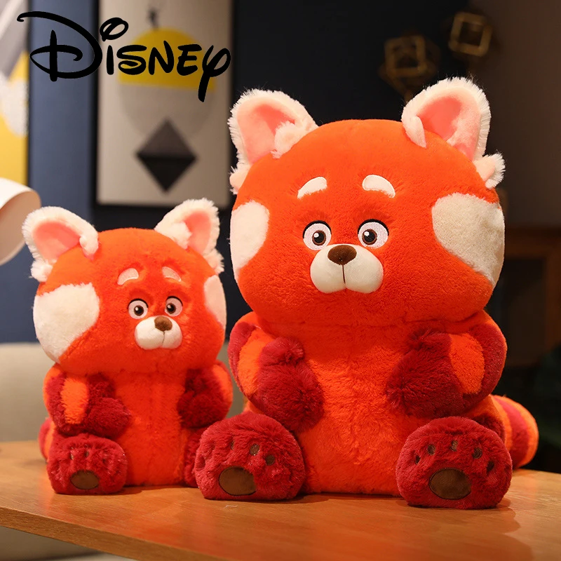 

46cm Disney Pixar Turning Red Bear Plushies Cartoon Cute Kawaii Anime Peripheral Animal Red Panda Plush Toys Doll Children Gifts