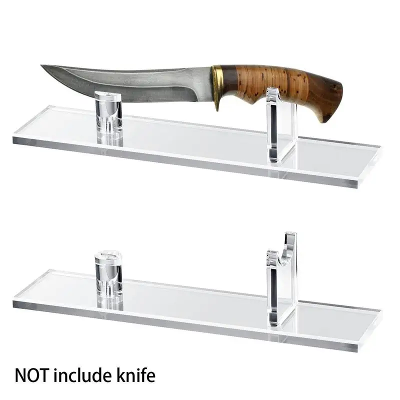 

Acrylic Knife Display Stand Bracket Rack For Transparent Knife Support Knives Collection Display Stand Holder