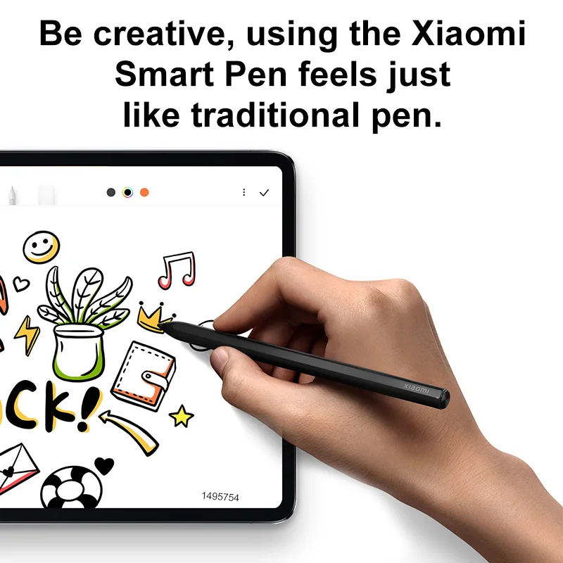 100% Оригинальная ручка Xiaomi Stylus Pen 240Hz для рисования, письма и создания скриншотов на смарт-планшете с сенсорным экраном для Mi Pad 5 и Pro.
