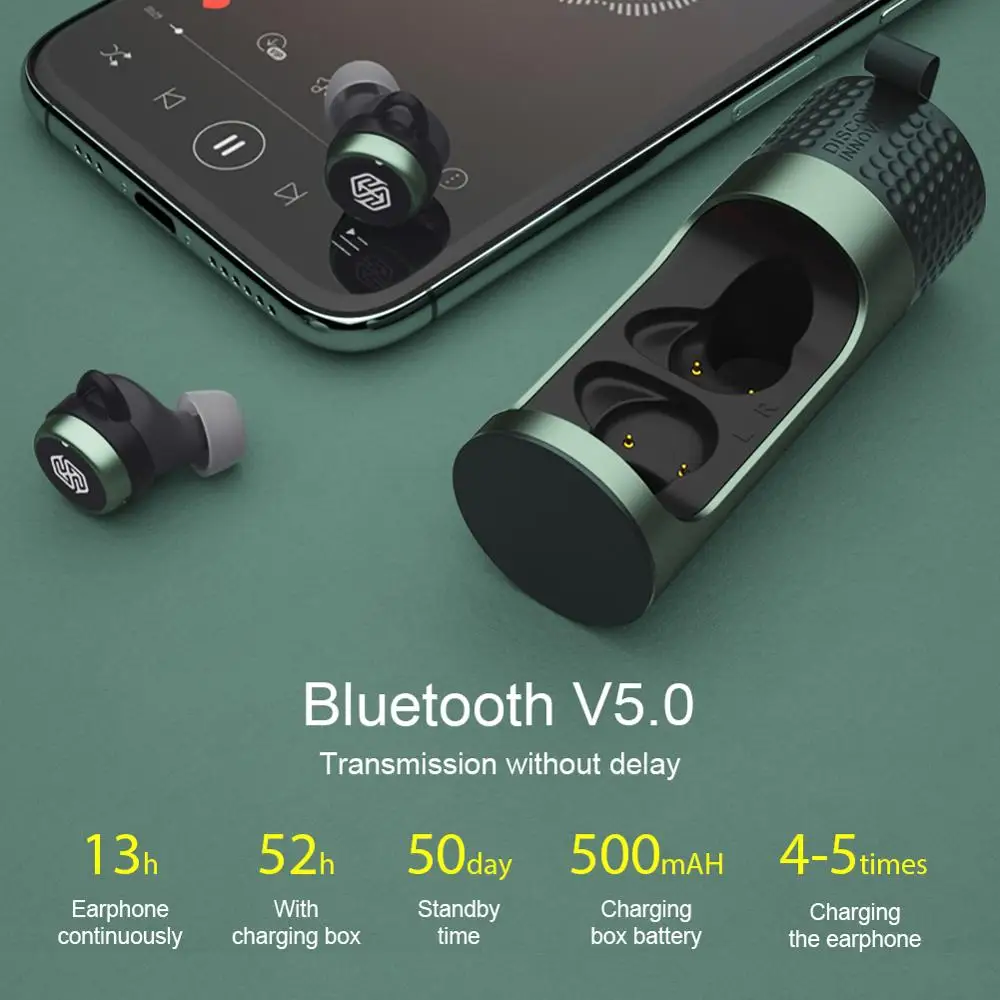 Nillkin True Wireless Stereo Earbuds Wireless Bluetooth Earphones aptX with Qualcomm Chip headphones  fone de ouvido bluetooth enlarge