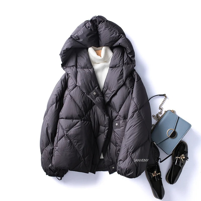 Zipper Casual Oversize Jacket Woman Winter Demi-season Quilted Coat Parka Female Fluffy Plush Ski Suit Shirts and Blouses 2023