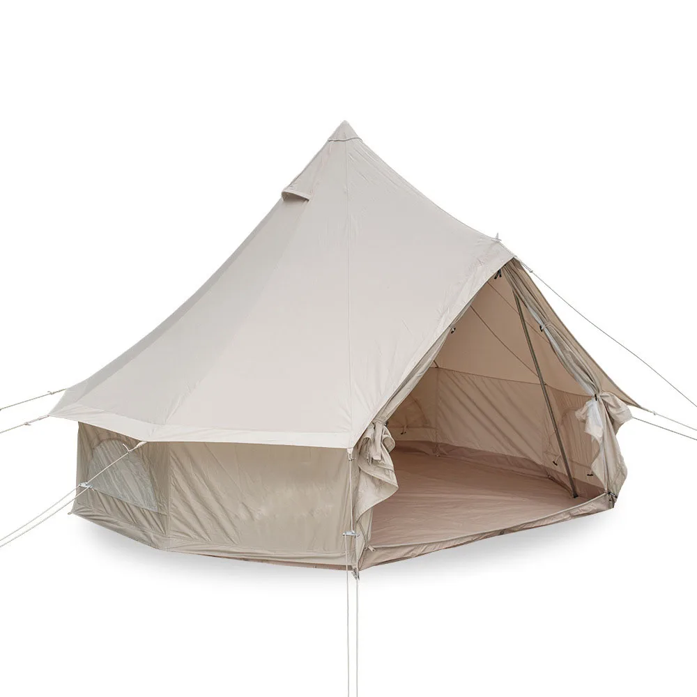 

Large Party Waterproof 3M 4M 5M Glamping Tent Cotton Canvas Bell Tent