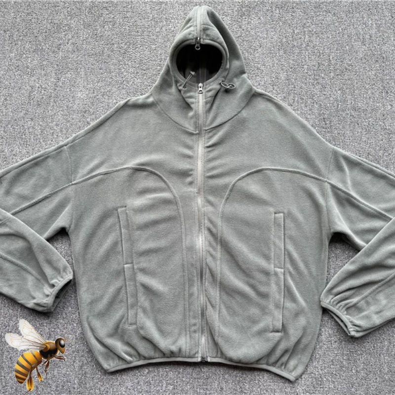 

2022ss Grailz Fleece Jacket Men Women High Quality Cotton Tailored Functional Fleece Hooded Zip-up Jackets