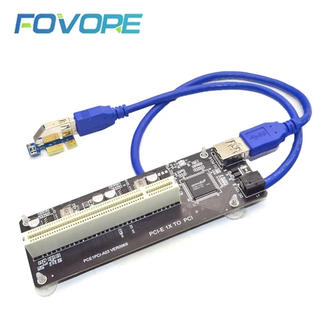 PCIE PCI-E PCI Express X1 на фотокарту, высокоэффективный адаптер преобразователь USB 3,0, кабель для настольного ПК ASM1083, чип