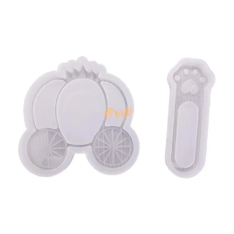 

Shiny Glossy Silicone Decoration Molds Pumpkin Car Keychain Mold DIY Pendant