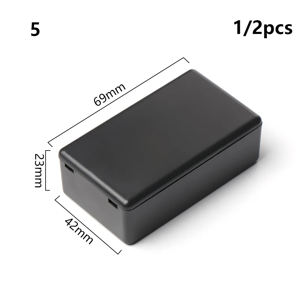 

Пластиковый корпус для проекта, черный, водонепроницаемый