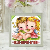 cross stitch set chinese cross stitch kit embroidery needlework craft packages cotton fabric floss new designs embroideryso455