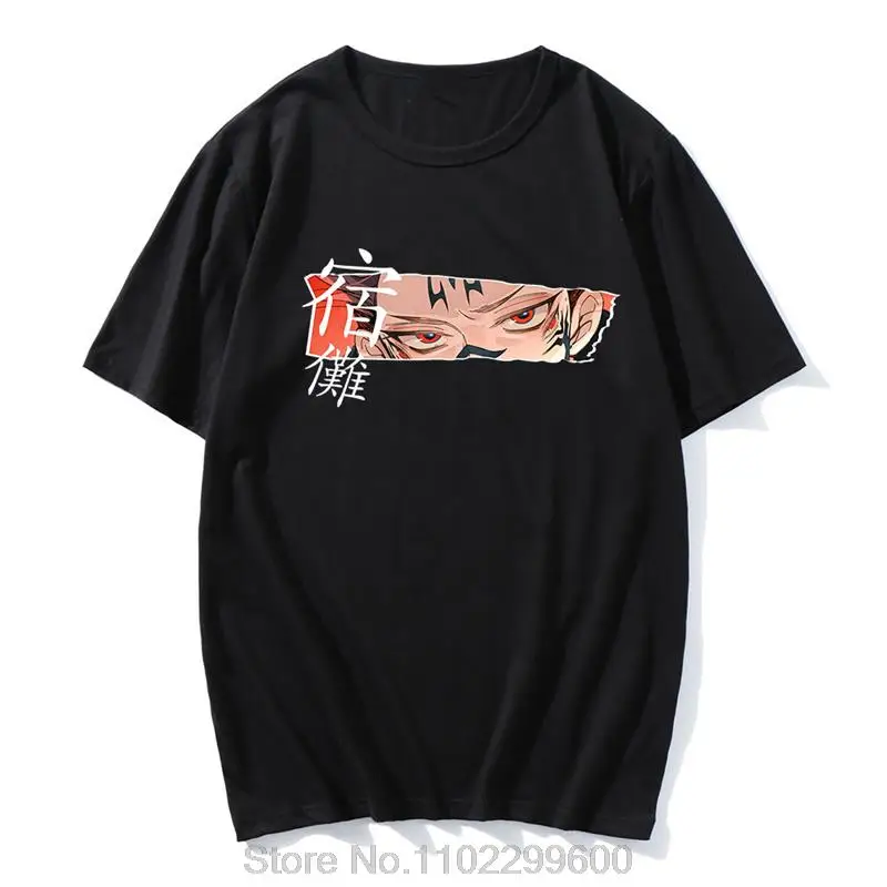 

Jujutsu Kaisen Gojo Satoru Yuji Itadori Manga Hipster T-shirt Men Oversized TShirt Hight Street Unisex Summer Cotton O-Neck Tees