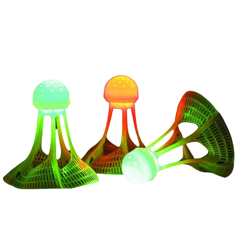 Светящийся ветрозащитный бадминтон ветроустойчивые тренировочные аксессуары