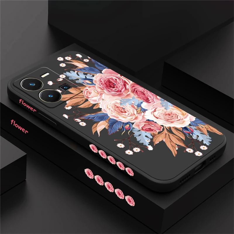 Чехол для Vivo Y76 Y67 Y93 Y95 Y85 Y97 Y74S Y77 Y77E Y76S Y31 Y53S Y75 Y33S Y55 Модный противоударный чехол с