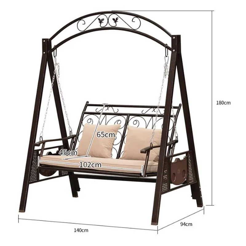 Лежаки на террасе садовые качели для патио подвесной металлический гамак