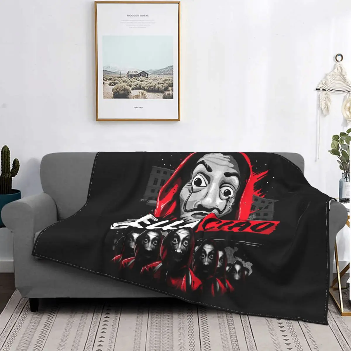 

Ретро-одеяла Bella Hello, флисовый Текстильный декор, дышащий теплый плед, одеяла для кровати, офиса, покрывала