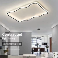 modern minimalist led ceiling lamps simpl dimmer smart for living room bedroom balcony decor indoor lighting luster gold black