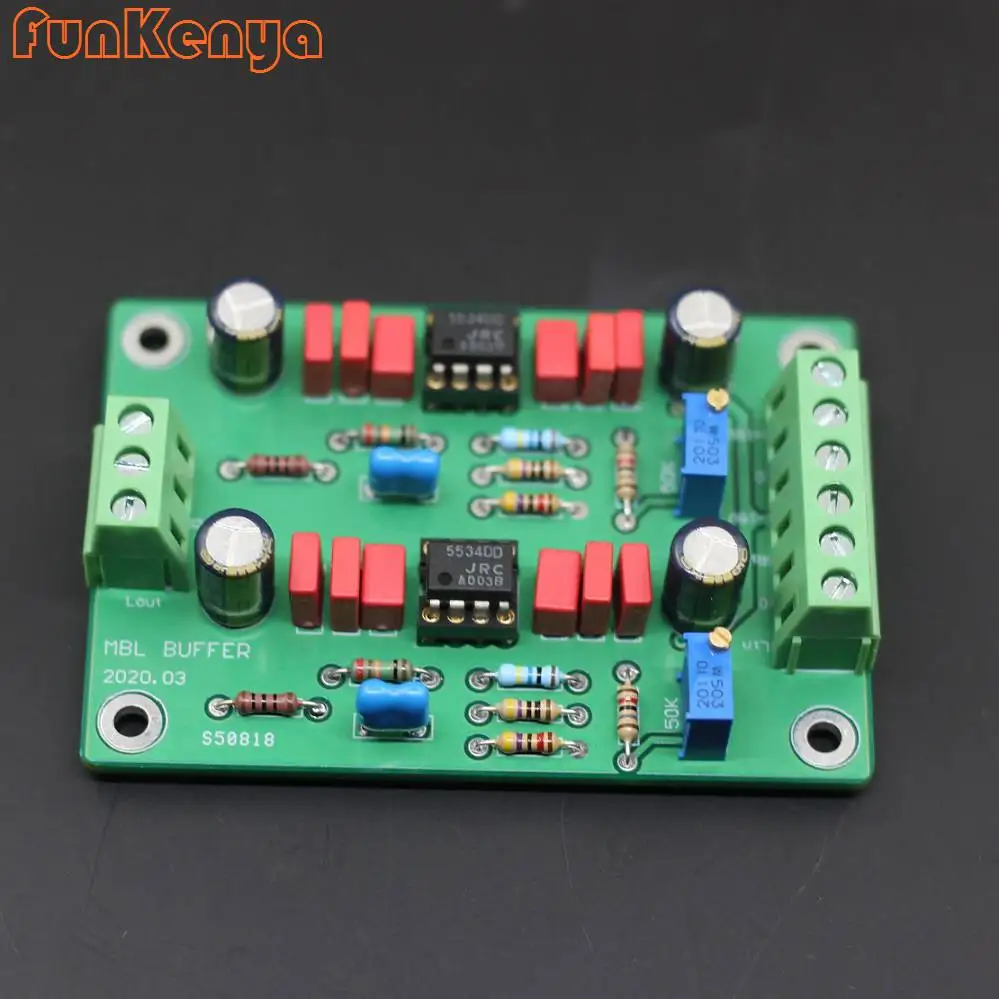 Двухканальный предусилитель с буферной платой MBL6010D NE5534