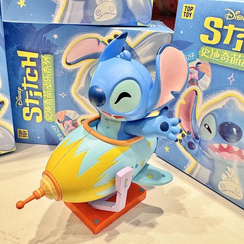 Disney Stitch Cute Series слепая коробка Заводная кукла Аниме Kawaii Модель игрушки Коллекция