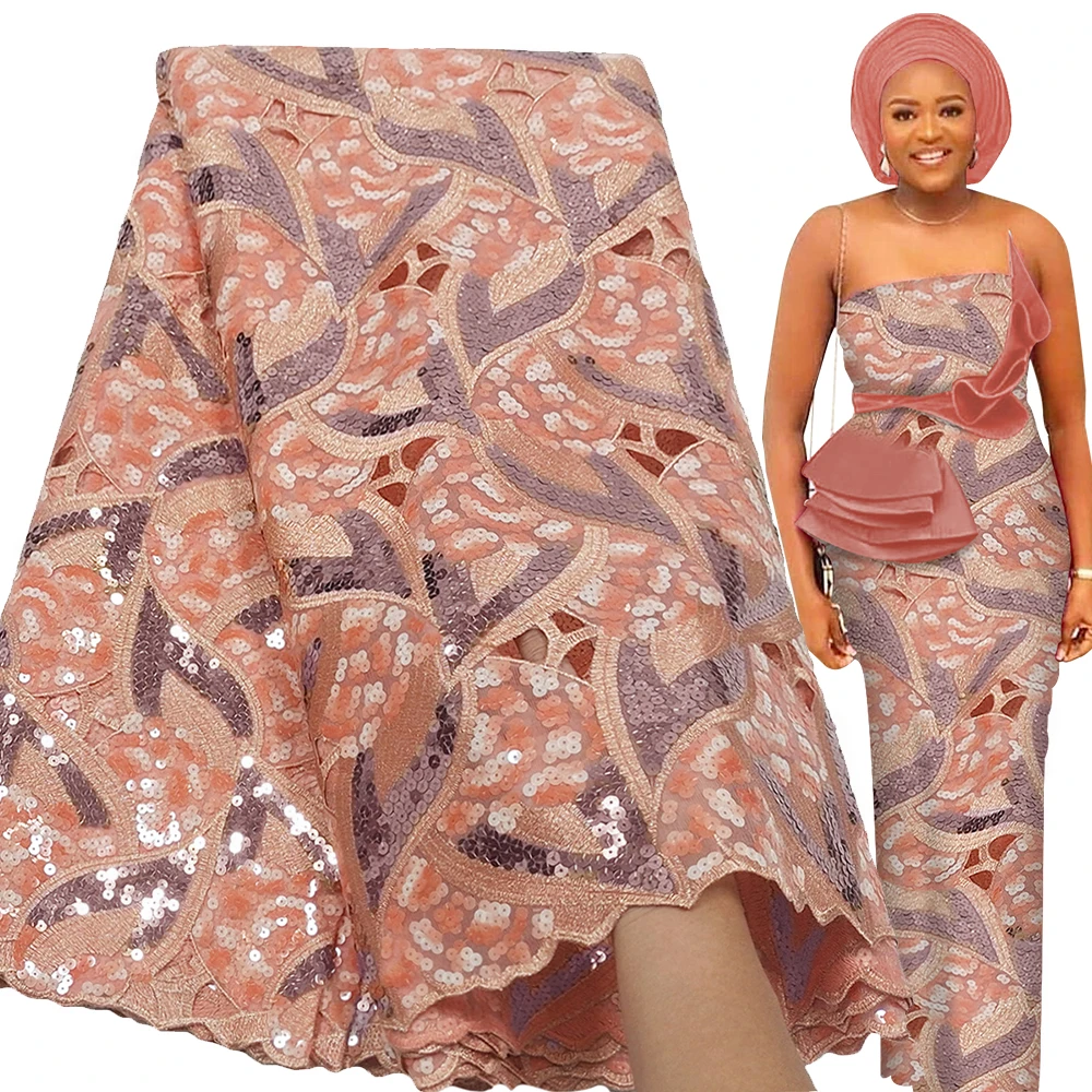 Цена Bestway модная африканская кружевная ткань ручной работы 5 ярдов 2022 Высококачественная нигеривечерние няя вышивка блестками французская Тюле... Продажа Bestway модная африканская кружевная ткань ручной работы 5 ярдов 2022 Высококачественная нигеривечерние няя вышивка блестками французская Тюле...