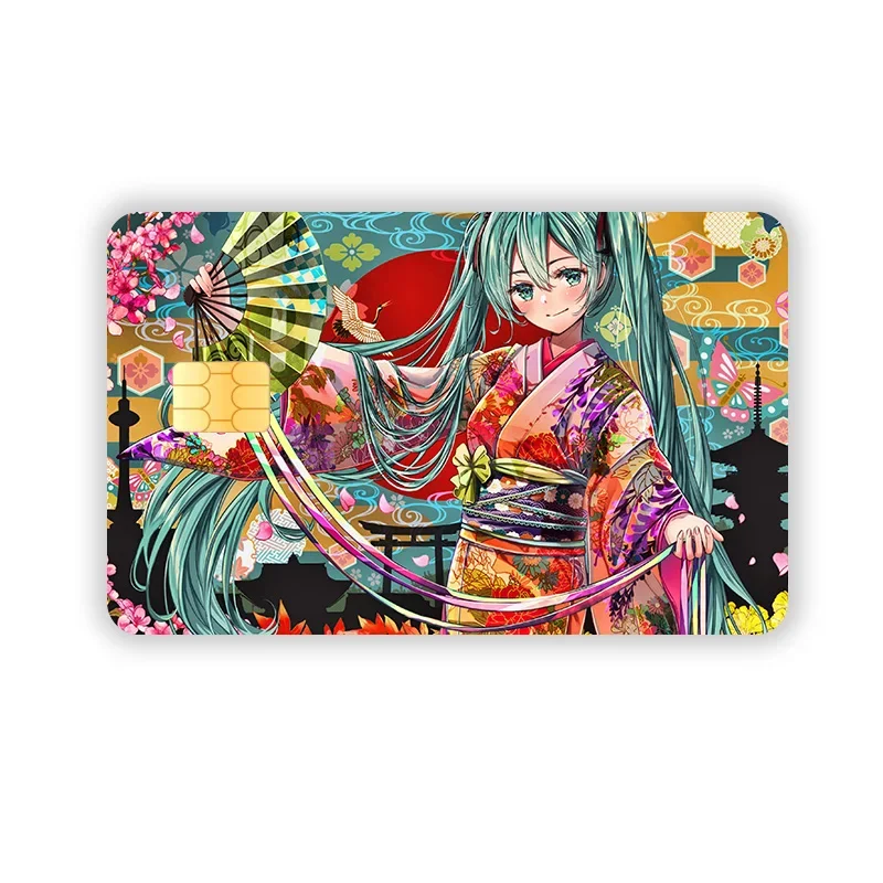 Защитная пленка Hatsune Miku для дебетовой карты стикеры кредитных карт
