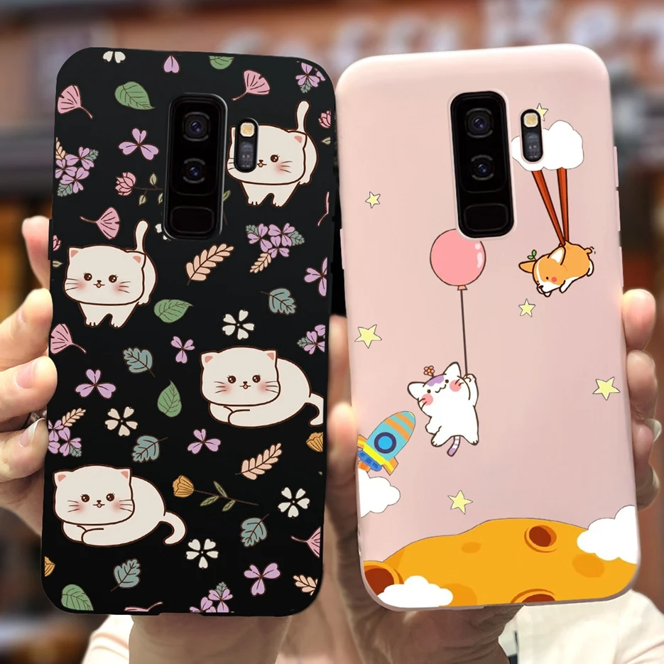 Чехол для Samsung Galaxy S9 Plus милый мультяшный динозавр мягкий силиконовый чехол