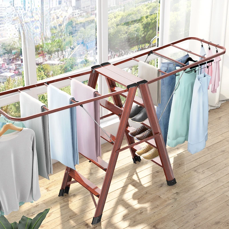 Drying Rack Multifunctional High Stools Kitchen Aluminum All