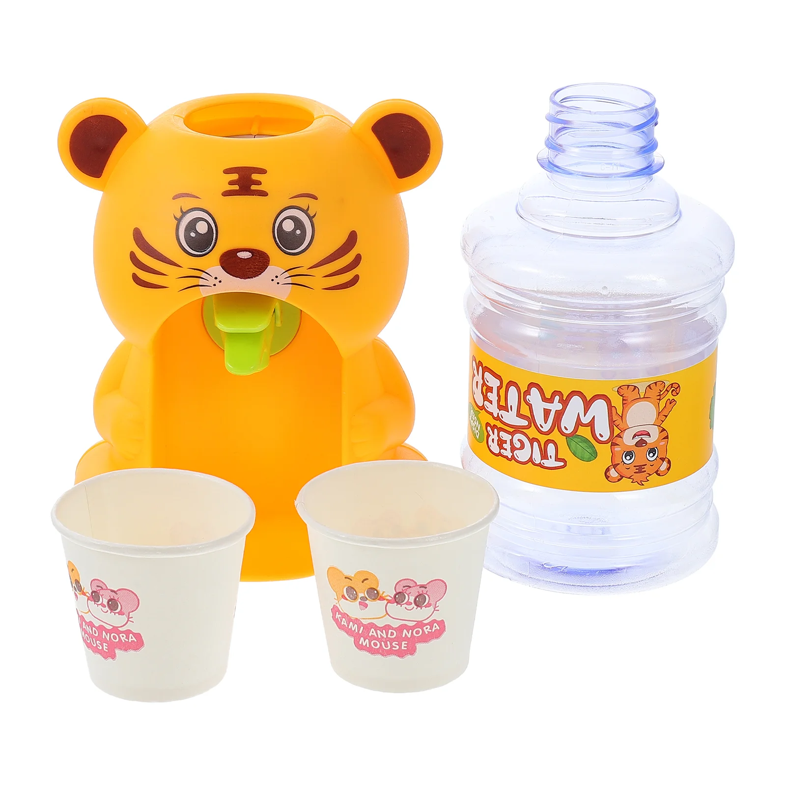 

Beverage Machine Water Dispenser Toy Child Small Desk Decor Fountain Plastic Mini Drinking Model