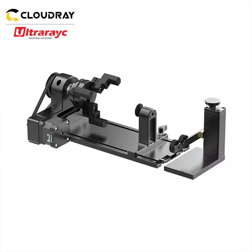 Ultrarayc Rotary Attachment For XTOOL D1 Pro Laser Marking Machine Rotation Axis & Raisers For DIY Marking Water Glasses