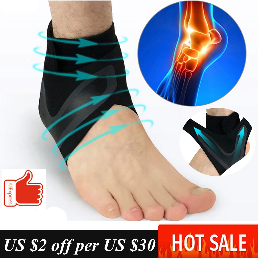 

Ankle Support Protect Braces Ankle Weights Achille Tendon Brace Sprain Protect Foot Bandage Sport Fitness Football Basketball