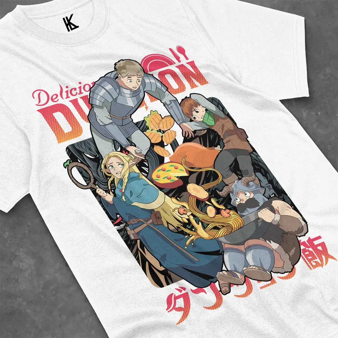 Аниме-футболка Remera de Dungeon Meshi |