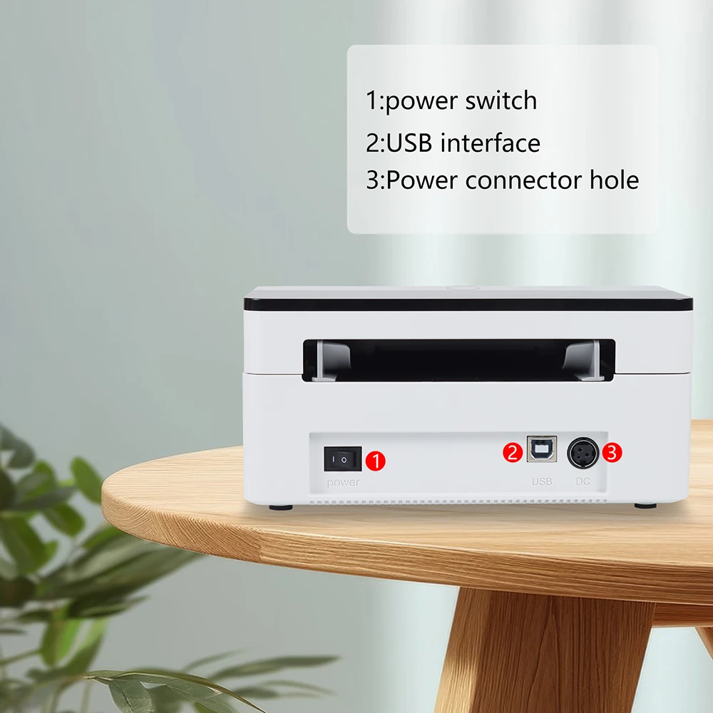 Xprinter Принтер транспортировочных этикеток 463BUSB/Bluetooth 4-дюймовый принтер