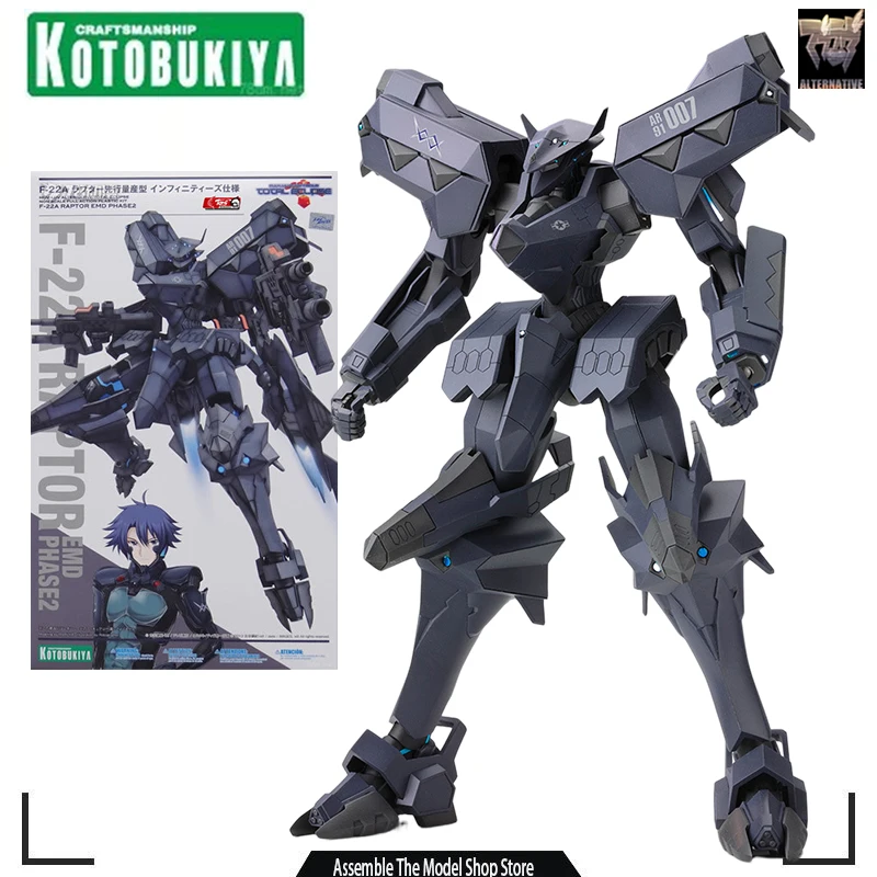 

Kotobukiya Muv-Luv Original Model F-22A Raptor Advance production 1/144 Anime Action Figure Assembly Model Toy Gift for Boys