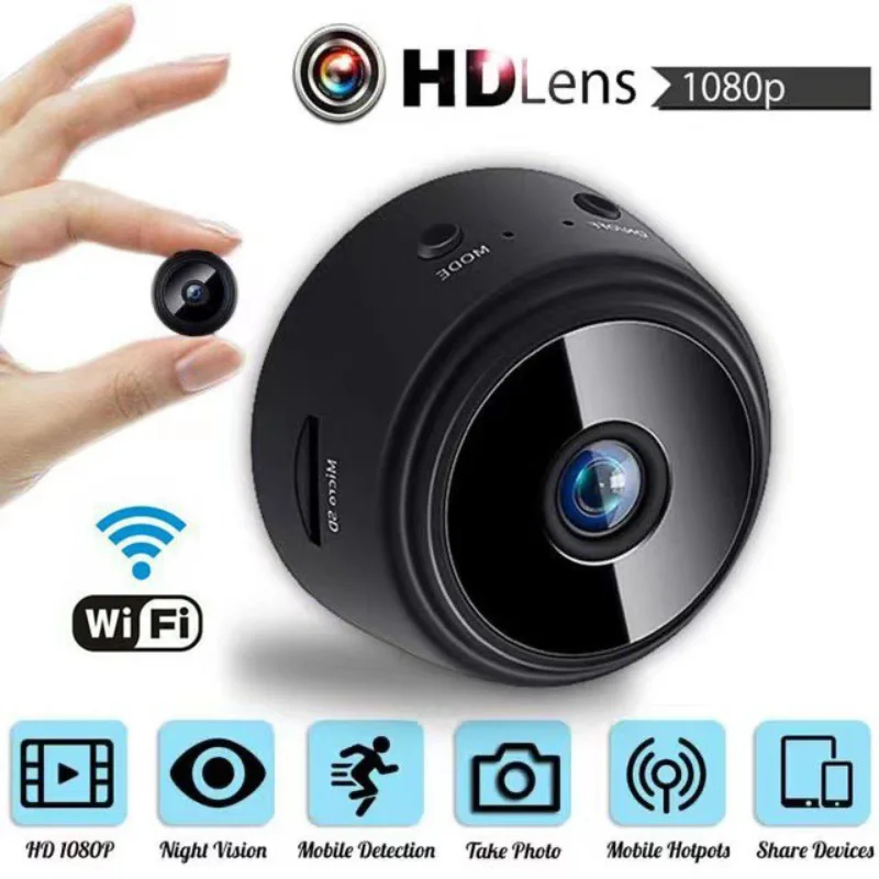 

Универсальная мини-камера A9 1080P HD IP-камера Голосовая видеонаблюдение беспроводные мини-видеокамеры Мобильная Wi-Fi камера s