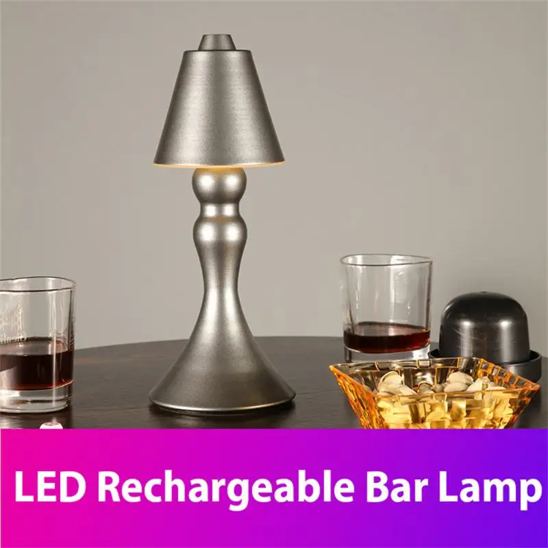 

Reading Lamp For Restaurant Hotel Bar Bedroom Led Metal Acrylic Usb Rechargeable Lampara Minimalist Art Retro Bar Table Lamp