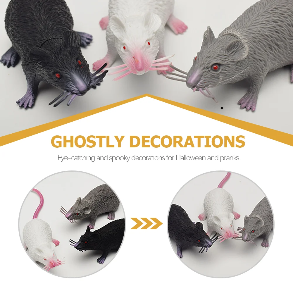 6-шт. игрушка-орго имитация мыши интерактивные игрушки для домашних животных