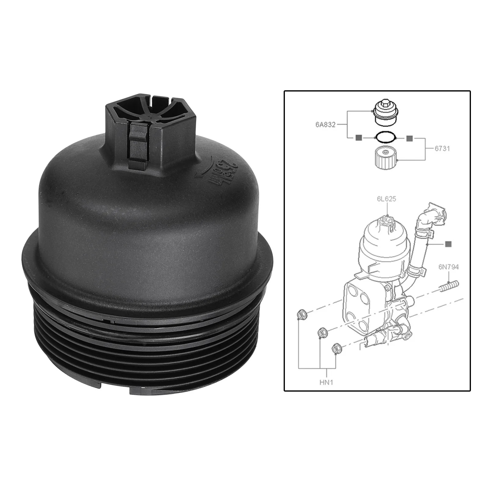 Корпус масляного фильтра для FORD PEUGEOT CITROEN 1303477 1103L7 3M5Q6737AA