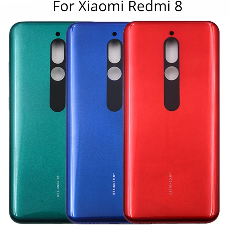 

New For Xiaomi Redmi 8 Plastic Panel Battery Back Cover For Xiaomi Redmi8 Rear Door Housing Case Back Cover No NFC Replace