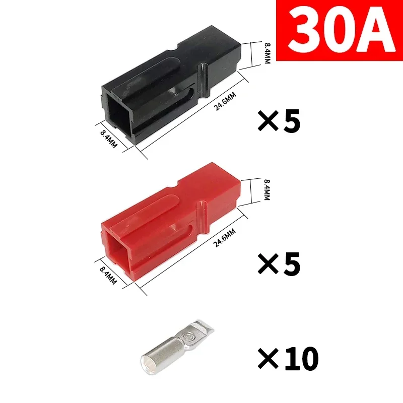 

Разъемы Anderson SB30 30А 600В DC