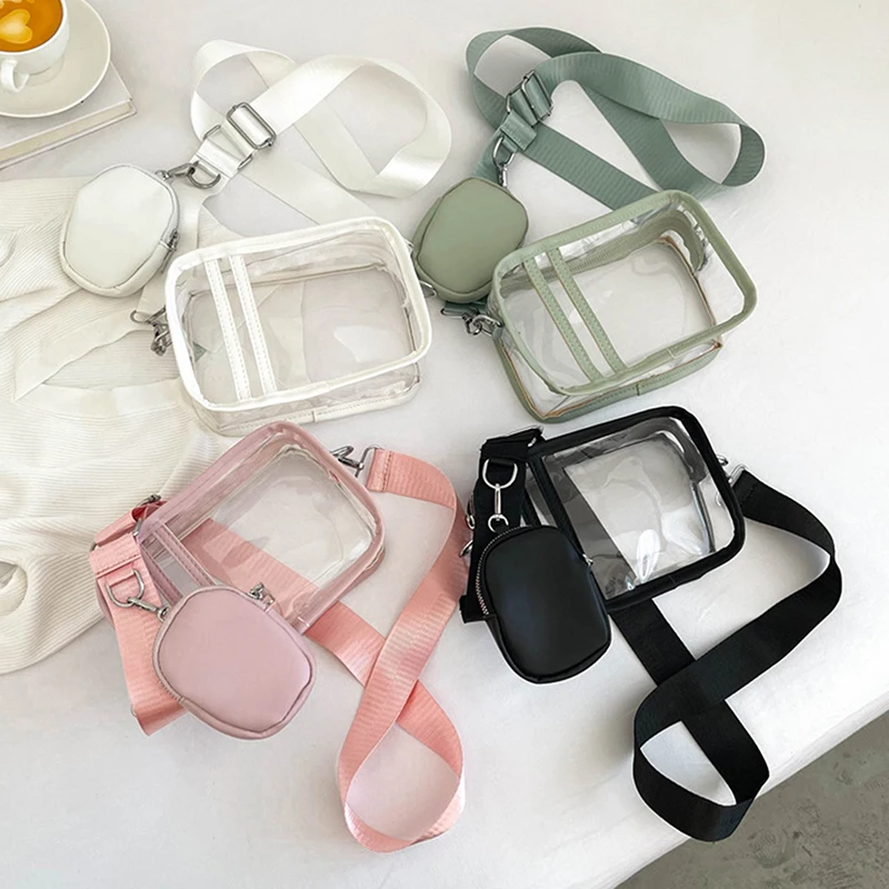 

Прозрачные сумки через плечо из ПВХ, дизайнерская квадратная сумка, прозрачная Желейная сумка, женские сумки-мессенджеры на плечо, Модные прозрачные сумки