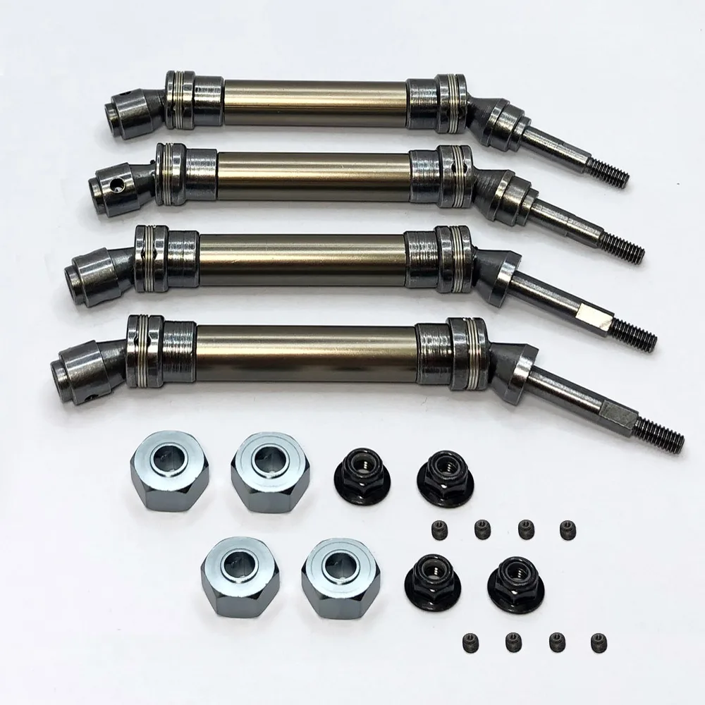 

Axle High-grade metal RC Truck Drive Shaft Front & Rear Drive Shaft CVD Transmission for Traxxas Slash 4X4 1/10 RC Truck