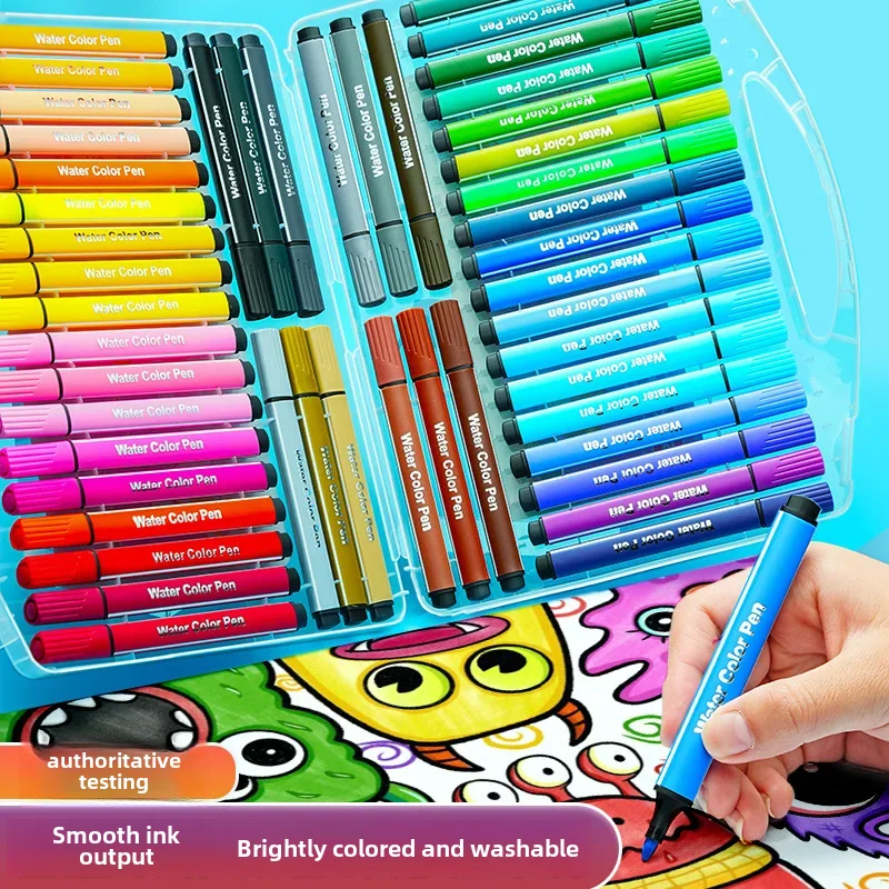 Моющиеся детские акварельные ручки офисные принадлежности 36 цветов