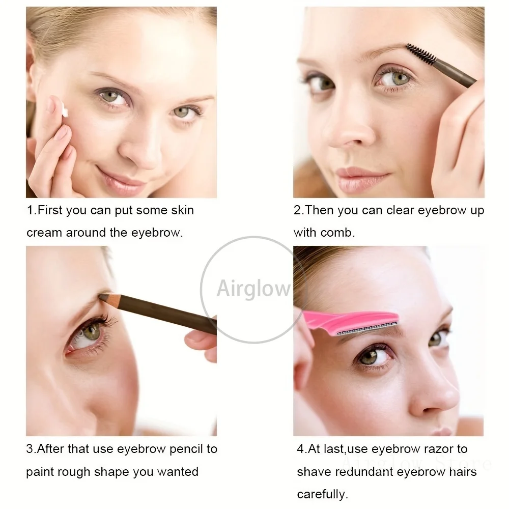 40 шт. многофункциональные инструменты для отшелушивания бровей