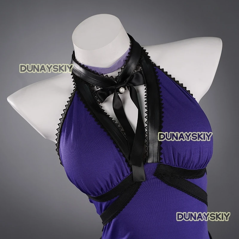 Final Fantasy VII Remake Тифа Локхарт косплей костюм для взрослых женщин вечерние синее