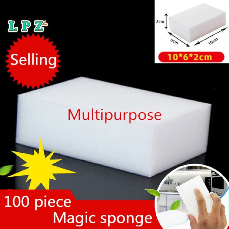 

20 / 30Pcs Sponge Eraser Kitchen duster wipes Home Clean Accessory Microfiber Dish Cleaning Melamine sponge nano wholesale