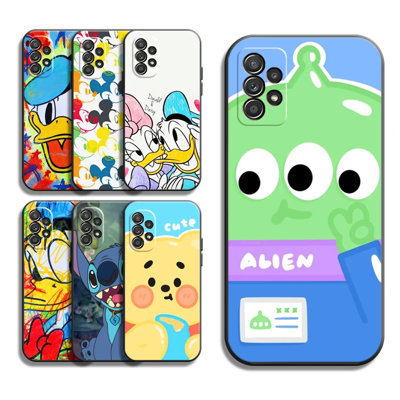 

2022 Disney Phone Cases For Samsung Galaxy A31 A32 A51 A71 A52 A72 4G 5G A11 A21S A20 A22 4G Carcasa Coque Funda Soft TPU