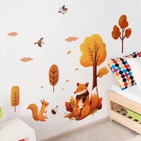 cloud bird cartoon animal wallpaper living room room room decoration wall sticker self adhesive wholesale wall sticker