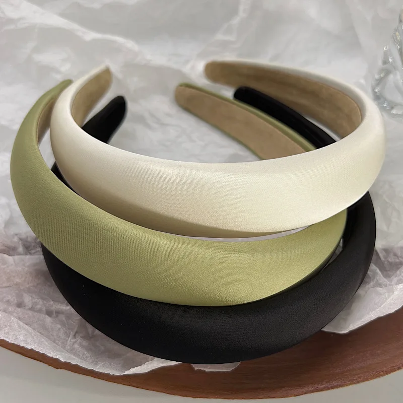 

2023 женские повязки для волос губчатые винтажные широкие прессованные повязки на голову